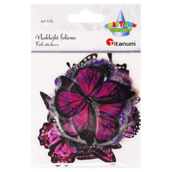 Stickers foil - Colorful butterflies