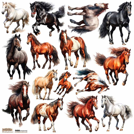 Stickers - ScrapLove - Horses 1