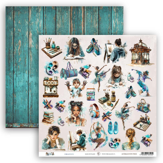 Scrapbooking papers set 30 x 30 cm -  UHK Gallery - Essence and Form