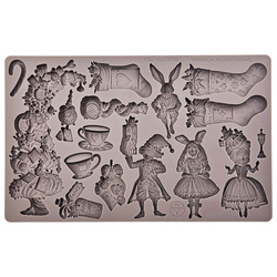 Silicone mold - Prima - Whimsical Holiday Dreams Alice Christmas