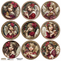 Stickers paper - ScrapLove - Medallion Angels 1