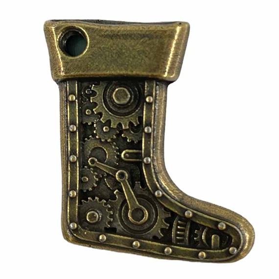 Electroplated metal ornament - Gift Sock 3.2