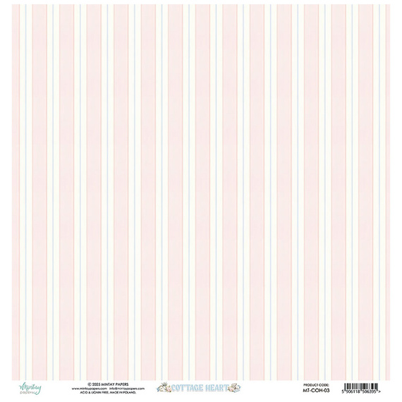 Scrapbooking paper 30x30 - Mintay - Cottage Heart 03