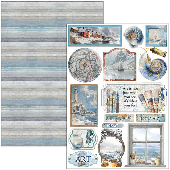 Set of scrapbooking papers A4 - Ciao Bella - Forest Tales