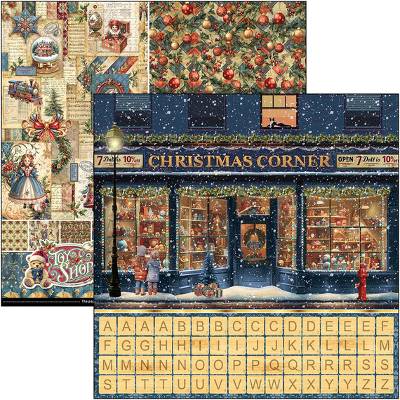 30x30cm paper set - Patterns Pad - Ciao Bella - Toy Shop