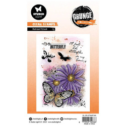 Transparent stamp - StudioLight - Butterflies flowers butterflies