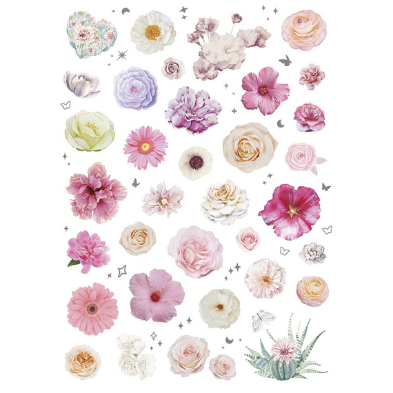 Stickers foil - Colorful butterflies