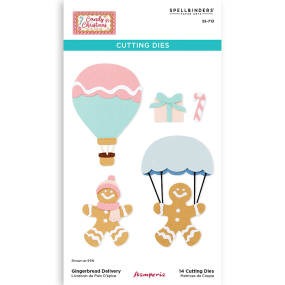 Cutting Die - Candy Christmas - Balloons - Stamperia 