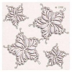 Chipboards Daydream flowers