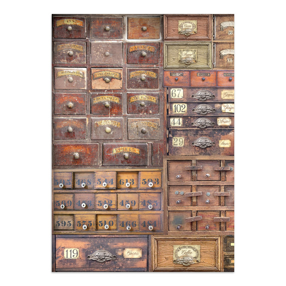 Junk Journal set of papers, stickers and elements - Coffee & Chocolate - Stamperia 