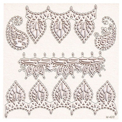 Chipboard Mehendi laces
