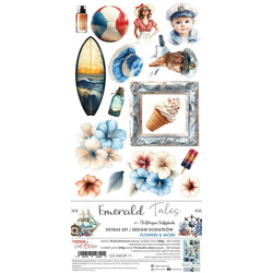 Scrapbooking Accessories Set - Craft o'clock - Emerald Tales - Flowers