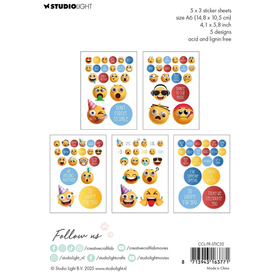 Stickers paper - StudioLight - Smile