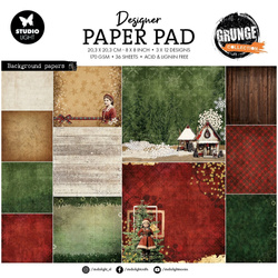Set of scrapbooking papers 20x20 - StudioLight - Designer Paper Pad Backgrung Papers