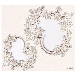 Chipboard - Grapevine - heart frame
