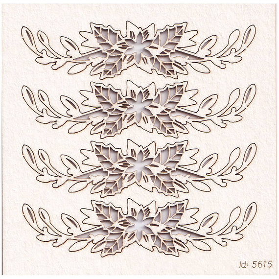 Chipboard - Joyful - Poisentia - 4 pieces 