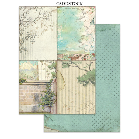 Junk Journal set of papers, stickers and elements - Alice in Christmas - Stamperia 