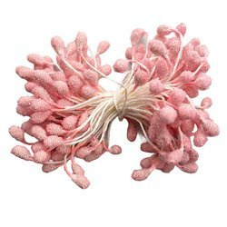 80 frozen dirty pink Stamens