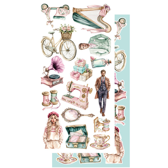 Set of 15x30 scrapbooking papers - Alchemy of Art - Dreamy Dreams