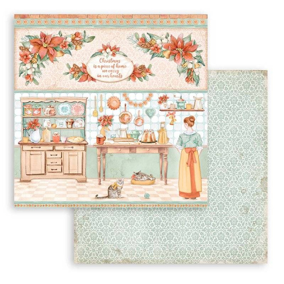 Scrapbooking Craft Papier Set for scrapbooking 30x30 - Stamperia - All Around Christmas