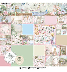 Scrapbooking Craft Papier Set 20x20 - StudioLight - Small Designs & Elements Romantic Moments
