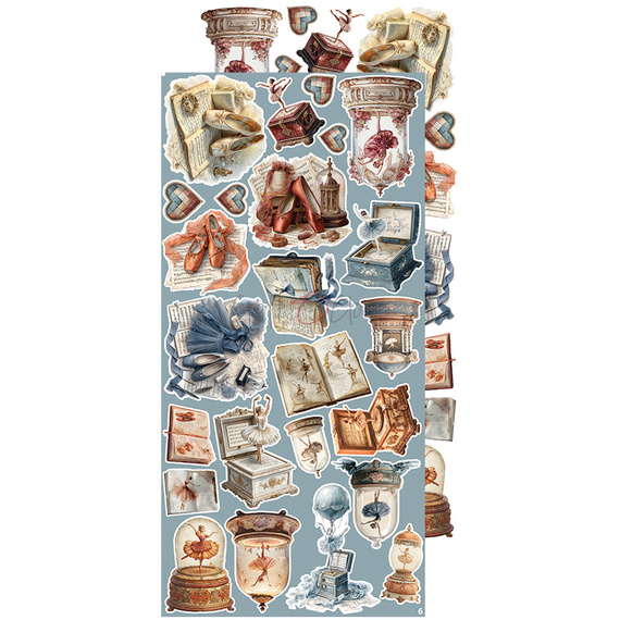 Time scrapbooking accessories set - Craft o'clock - Timeless Grace - MI