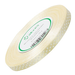 Wstążka satynowa pudrowa różowa 6mm - 32mb