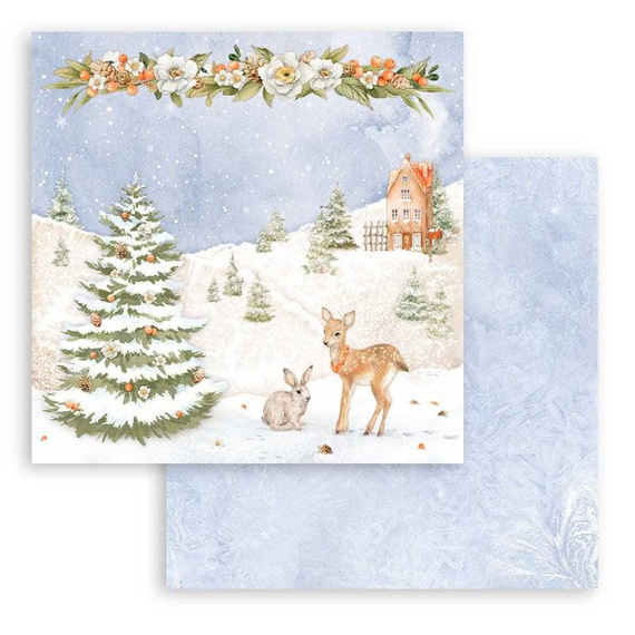 Scrapbooking Craft Papier Set for scrapbooking 30x30 - Stamperia - Winter Valley