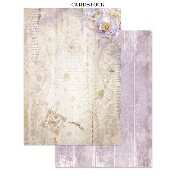 Junk Journal set of papers, stickers and elements - Quiet Days - Stamperia