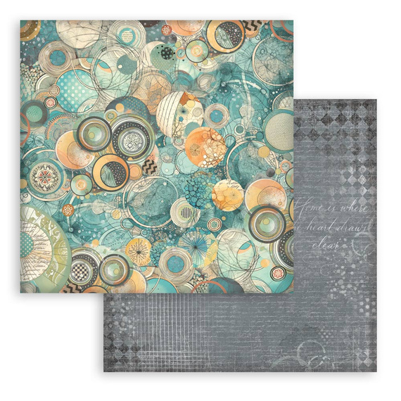 Set of scrapbooking papers 30x30 - Furry Friends backgrounds - Stamperia