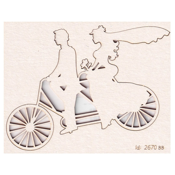 Chipboard - wedding tandem - 10 cm