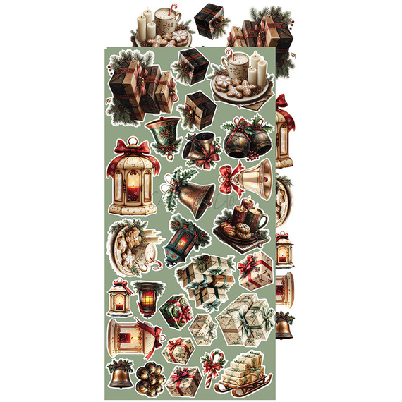Scrapbooking paper set - Craft o'clock - Extras Set - Oh Christmas Night - Christmas