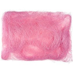 Decoration sisal fiber - light pink