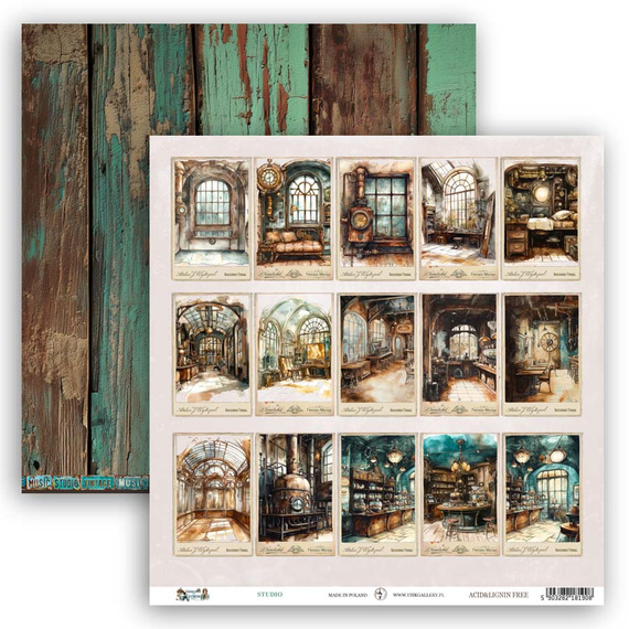Scrapbooking papers set 30 x 30 cm -  UHK Gallery - Essence and Form