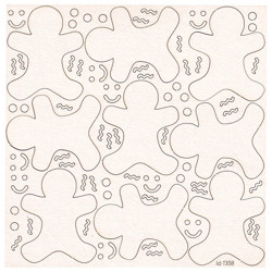 Chipboard - Gingerbread man