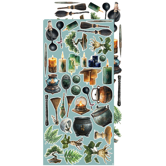 Time scrapbooking accessories set - Craft o'clock - Alchemy