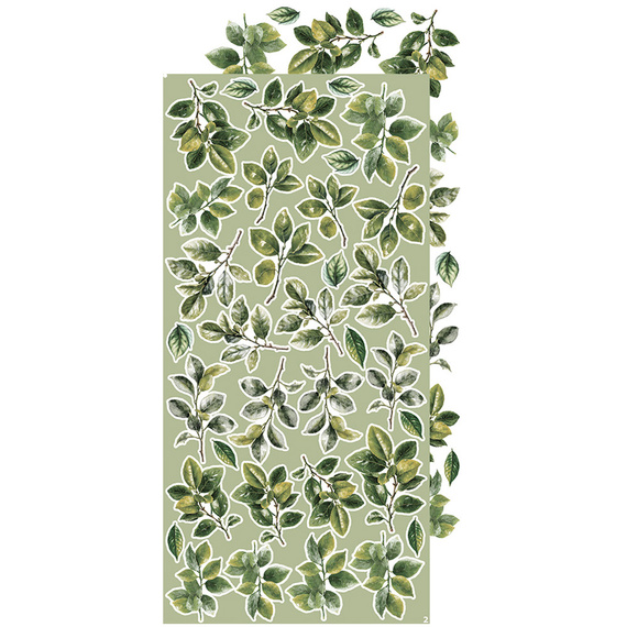 Time scrapbooking accessories set - Craft o'clock - All Leaves 04 - MIX