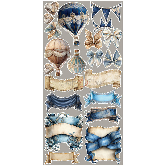 Scrapbooking accessories set -  Craft o'clock - Melody of My Soul - Melody