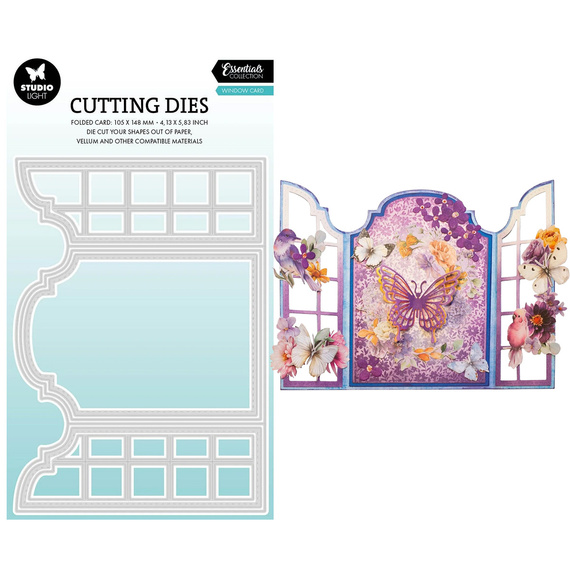 Cutting Die - StudioLight - Window folding cardshape window card base