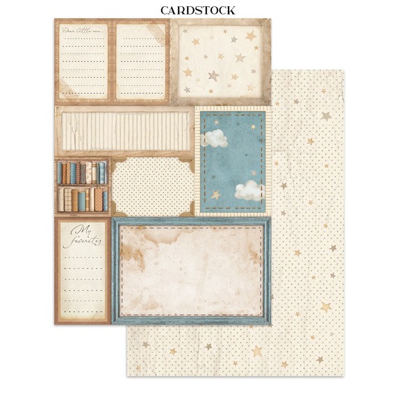 Junk Journal set of papers, stickers and elements - Baby - Stamperia 