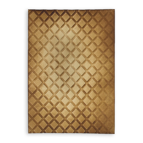 Embossing folder - Stamperia - rhombus pattern