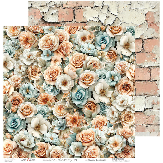Set of scrapbooking papers 30x30 - Craft o'clock - Sprites of Harmony