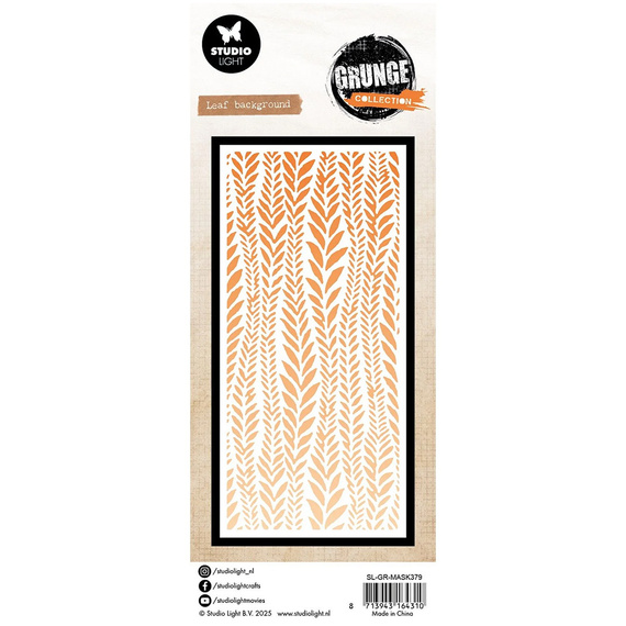 Mask mix media - StudioLight - Snowflake pattern