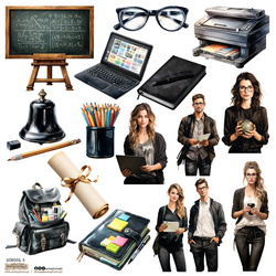 Stickers paper - ScrapLove - School 6