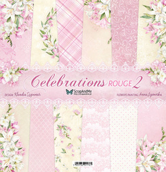 Scrapbooking Craft Papier Set for scrapbooking 30x30 - ScrapAndMe - Celebrations Rouge 2