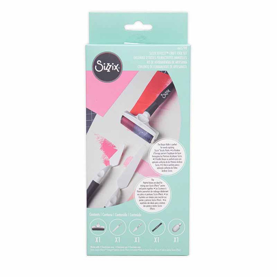 3-in-1 tool set - Sizzix rubber roller spatula roller