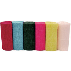 Decorative crepe paper for making flowers 6 colors 10x250 cm mix 5
