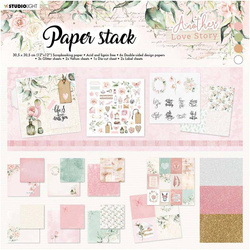 Scrapbooking Craft Papier Set 30.5x30.5 - Studio Light - Another Love Story