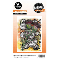 Transparent stamp - StudioLight - Thistle Grunge collection thistle