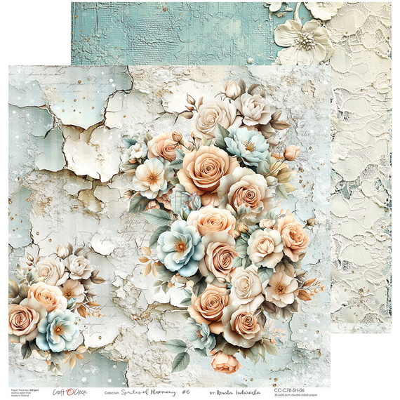 Set of scrapbooking papers 30x30 - Craft o'clock - Sprites of Harmony